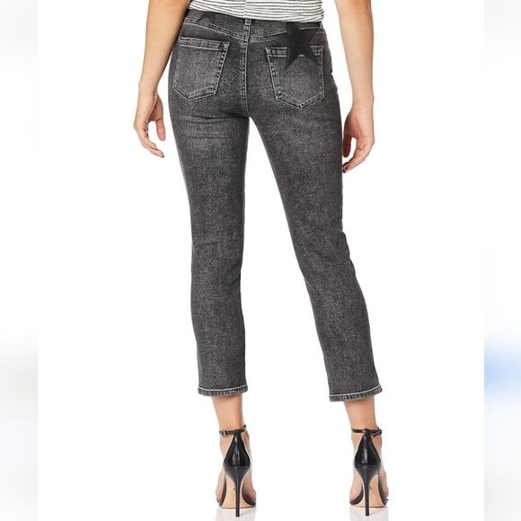 Blanknyc women's jeans the Madison crop pants, star patches,high rise, sz 26. - Picture 5 of 16